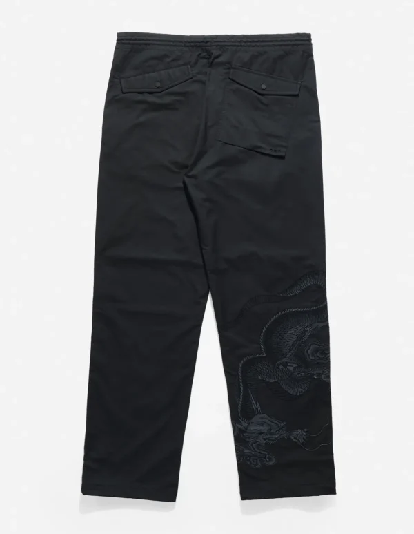 Maharishi Original Snopants*4215 Dragon Embroidered Straight Snopants® Black/Tonal