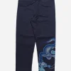 Maharishi Original Snopants*4215 Dragon Embroidered Straight Snopants® Navy Blue