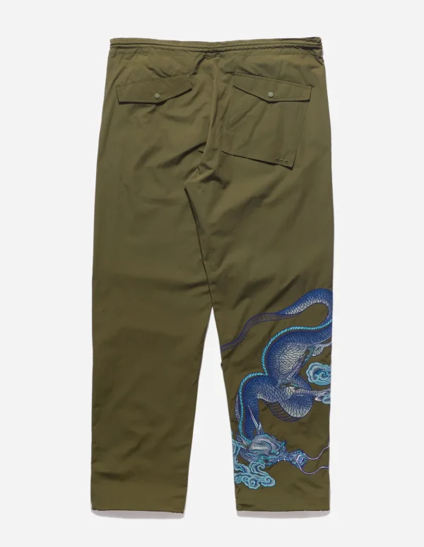 Maharishi Original Snopants*4215 Dragon Embroidered Straight Snopants® Olive Og-107F
