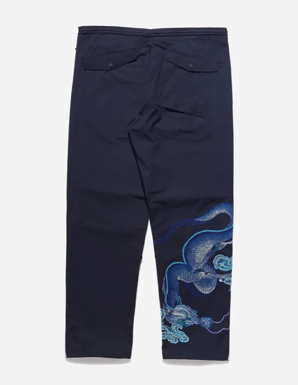 Maharishi Original Snopants*4215 Dragon Embroidered Straight Snopants® Navy Blue