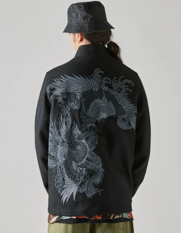 Maharishi Kimonos*4533 Duality Stadium Kimono Tonal Black