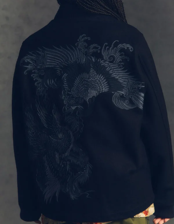 Maharishi Kimonos*4533 Duality Stadium Kimono Tonal Black