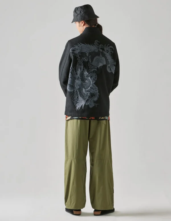 Maharishi Kimonos*4533 Duality Stadium Kimono Tonal Black