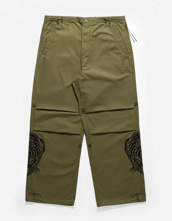 Maharishi Original Snopants*4282 Duelling Tigers Embroidered Loose Snopants® Olive Og-107F