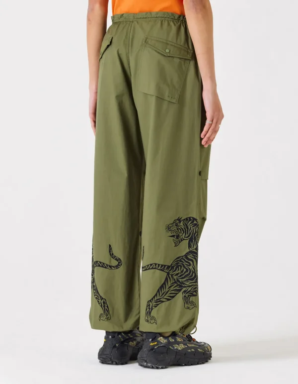 Maharishi Original Snopants*4282 Duelling Tigers Embroidered Loose Snopants® Olive Og-107F