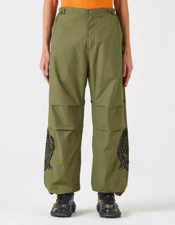 Maharishi Original Snopants*4282 Duelling Tigers Embroidered Loose Snopants® Olive Og-107F