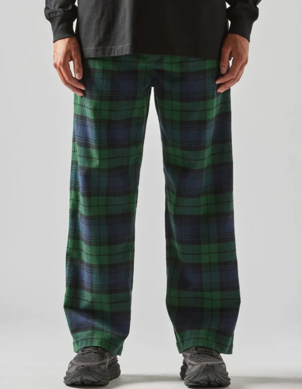 Maharishi Track Pants*4613 Flannel Track Pants · Loose Fit Black