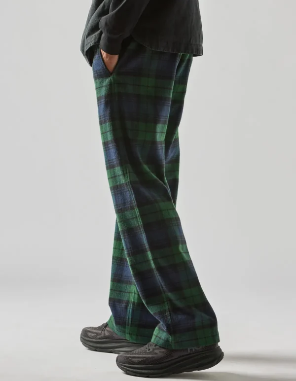 Maharishi Track Pants*4613 Flannel Track Pants · Loose Fit Black