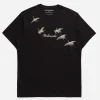 Maharishi Short Sleeve T-Shirts*4507 Flying Peace Cranes T-Shirt Black