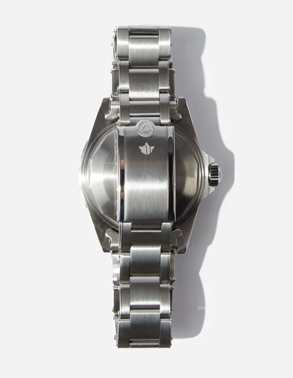 Maharishi Lifestyle*9500 Green Marine Watch Steel Silver