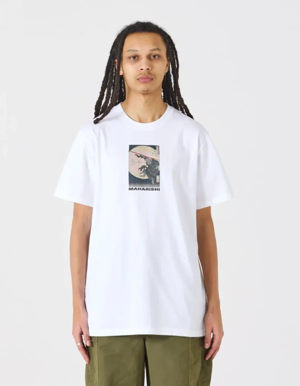 Maharishi Short Sleeve T-Shirts*1008 Hare U0026 Monkey T-Shirt White