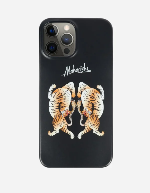 Maharishi Lifestyle*9384 Heart Of Tigers Iphone 12 Pro Max Case · In-Mold Silicone Black