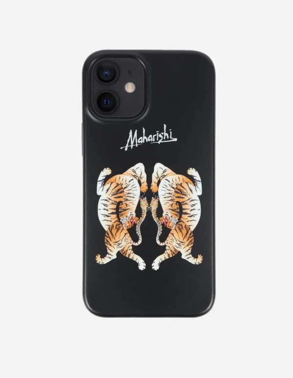 Maharishi Lifestyle*9383 Heart Of Tigers Iphone 12/12 Pro Case · In-Mold Silicone Black