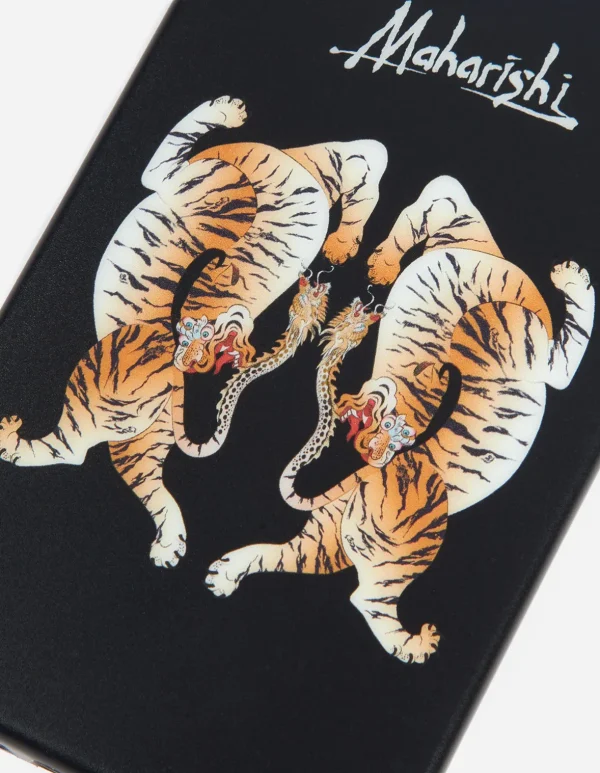 Maharishi Lifestyle*9382 Heart Of Tigers Iphone 12 Mini Case · In-Mold Silicone Black