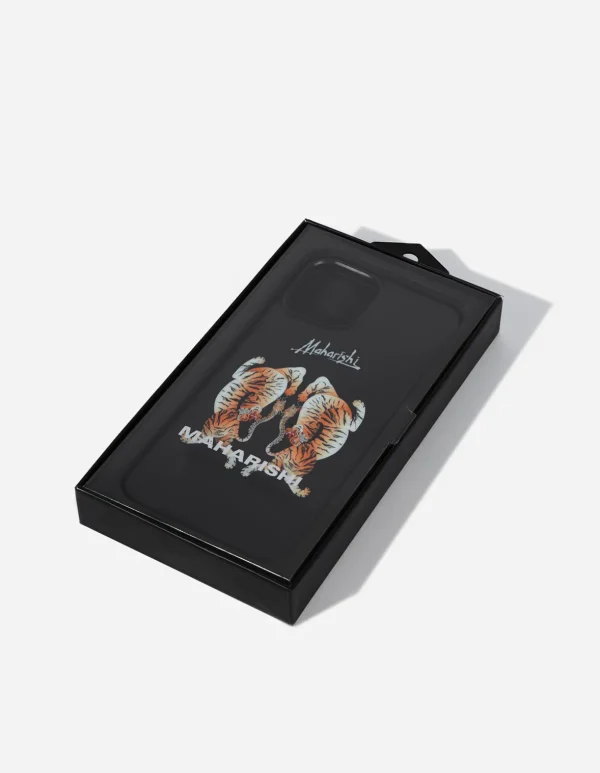 Maharishi Lifestyle*9384 Heart Of Tigers Iphone 12 Pro Max Case · In-Mold Silicone Black