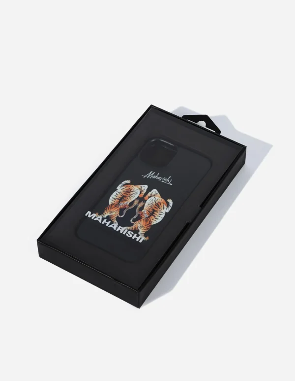 Maharishi Lifestyle*9382 Heart Of Tigers Iphone 12 Mini Case · In-Mold Silicone Black