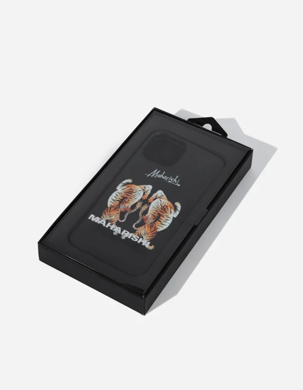 Maharishi Lifestyle*9383 Heart Of Tigers Iphone 12/12 Pro Case · In-Mold Silicone Black