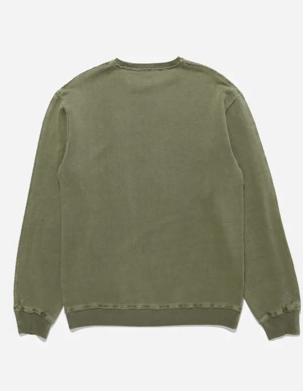 Maharishi Crew Sweats*8011 Hemp Organic Crew Sweat Olive Og-107F