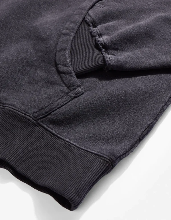 Maharishi Hooded Sweats*4146 Hemp Organic Hooded Sweat Black Blk-108F