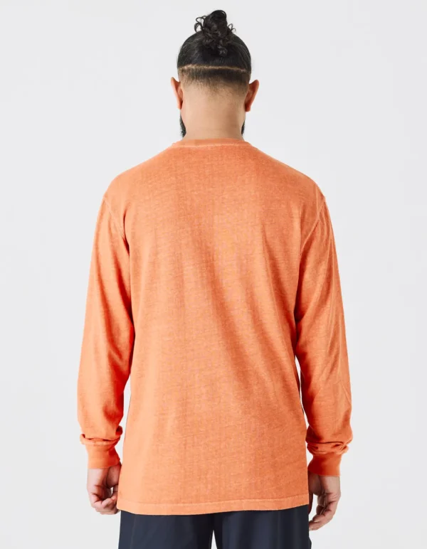 Maharishi Long Sleeve T-Shirts*8010 Hemp Organic L/S Pocket T-Shirt Rust