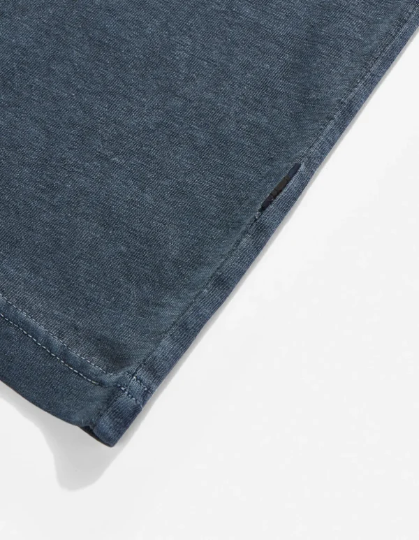 Maharishi Long Sleeve T-Shirts*8010 Hemp Organic L/S Pocket T-Shirt Navy