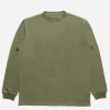 Maharishi Long Sleeve T-Shirts*4030 Hemp Organic L/S T-Shirt Olive Og-107F
