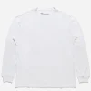 Maharishi Long Sleeve T-Shirts*4030 Hemp Organic L/S T-Shirt White