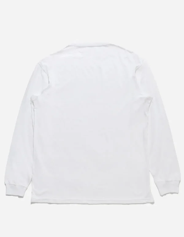 Maharishi Long Sleeve T-Shirts*4030 Hemp Organic L/S T-Shirt White