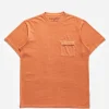 Maharishi Short Sleeve T-Shirts*7021 Hemp Organic Pocket T-Shirt Rust