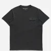 Maharishi Short Sleeve T-Shirts*7021 Hemp Organic Pocket T-Shirt Black