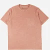 Maharishi Short Sleeve T-Shirts*7021 Hemp Organic Pocket T-Shirt Pink