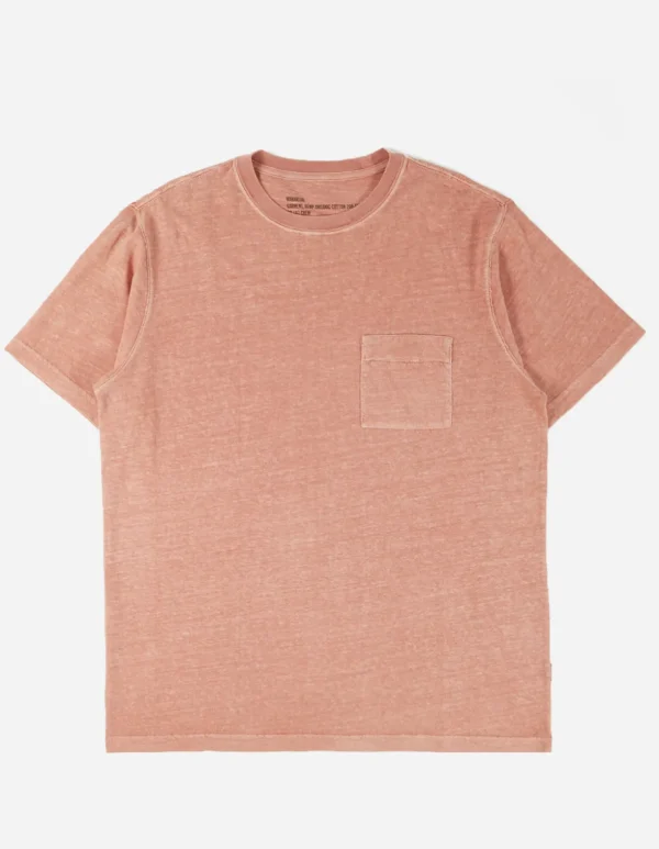 Maharishi Short Sleeve T-Shirts*7021 Hemp Organic Pocket T-Shirt Pink