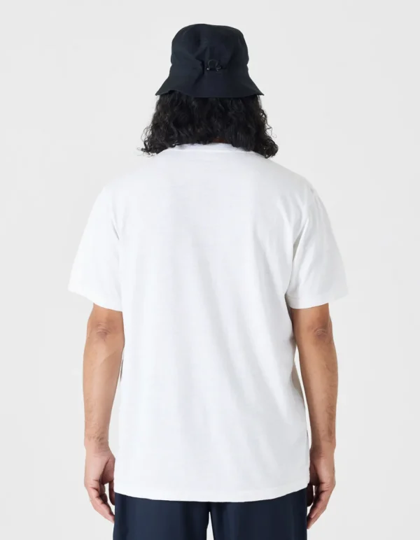 Maharishi Short Sleeve T-Shirts*7021 Hemp Organic Pocket T-Shirt White