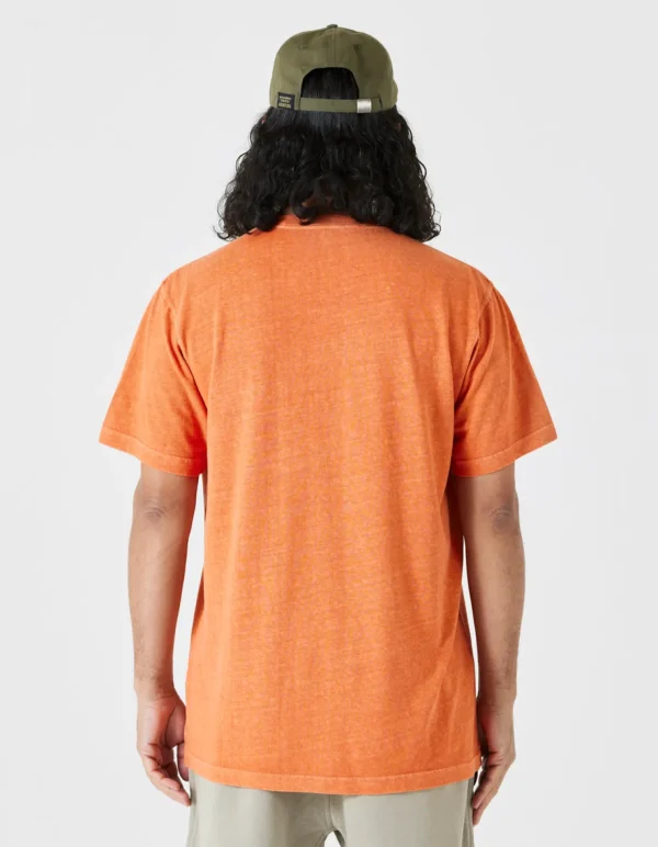 Maharishi Short Sleeve T-Shirts*7021 Hemp Organic Pocket T-Shirt Rust