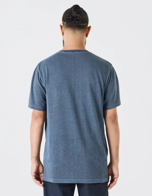 Maharishi Short Sleeve T-Shirts*7021 Hemp Organic Pocket T-Shirt Navy
