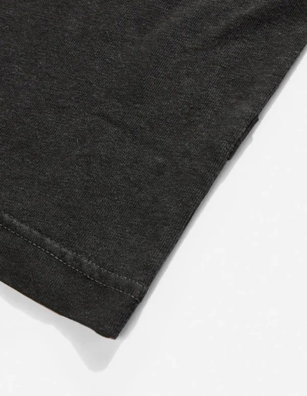 Maharishi Short Sleeve T-Shirts*7021 Hemp Organic Pocket T-Shirt Black