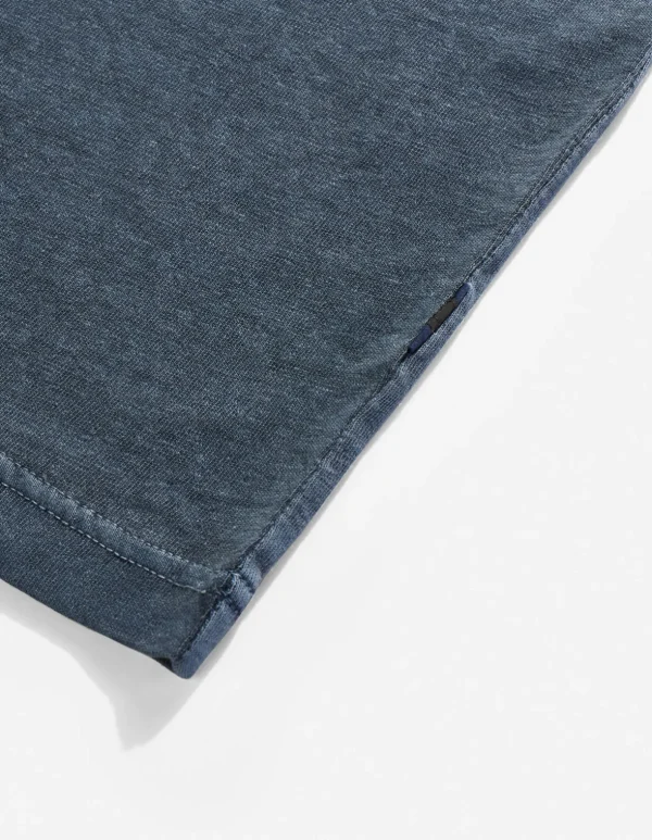 Maharishi Short Sleeve T-Shirts*7021 Hemp Organic Pocket T-Shirt Navy