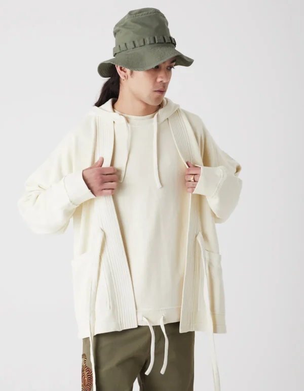 Maharishi Kimonos*8012 Hemp Organic Sweat Kimono · Hemp/Organic Cotton Sweat 480 Ecru