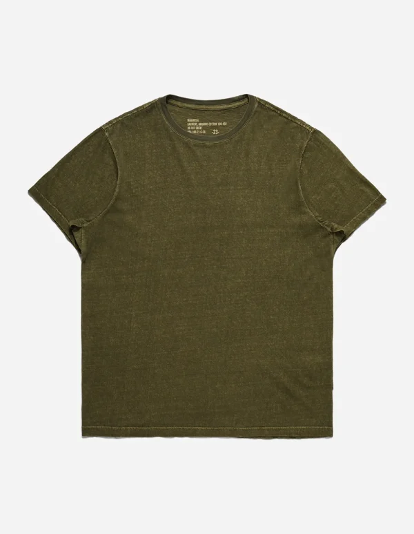 Maharishi Short Sleeve T-Shirts*4031 Hemp Organic T-Shirt Olive Og-107F