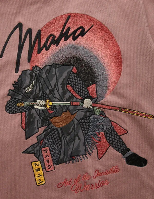 Maharishi Hooded Sweats*4502 Invisible Warrior Hooded Sweat Murasaki Purple