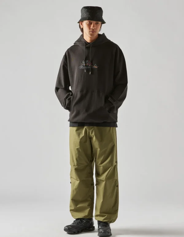 Maharishi Hooded Sweats*4502 Invisible Warrior Hooded Sweat Black
