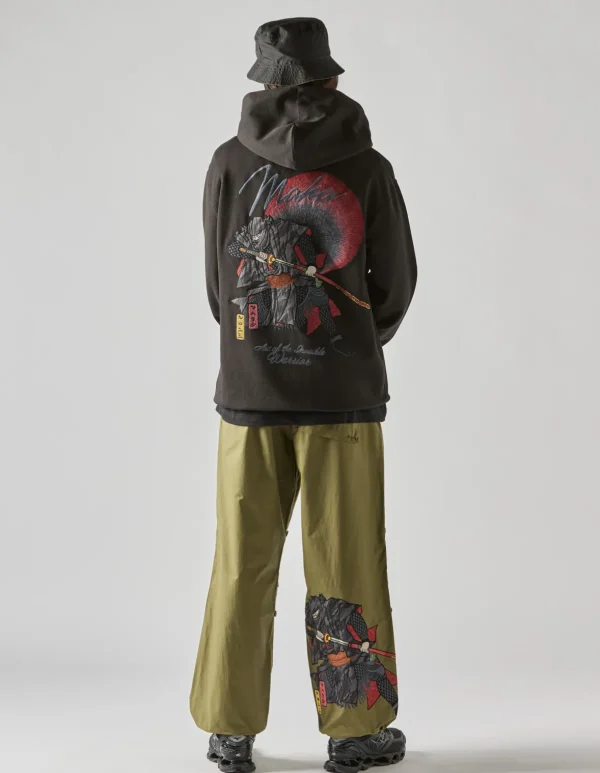 Maharishi Hooded Sweats*4502 Invisible Warrior Hooded Sweat Black