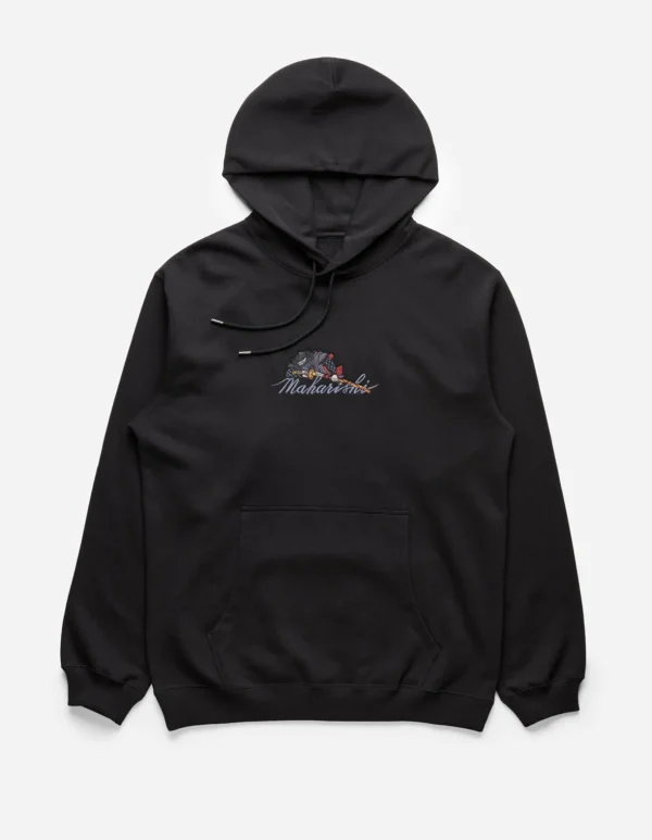 Maharishi Hooded Sweats*4502 Invisible Warrior Hooded Sweat Black