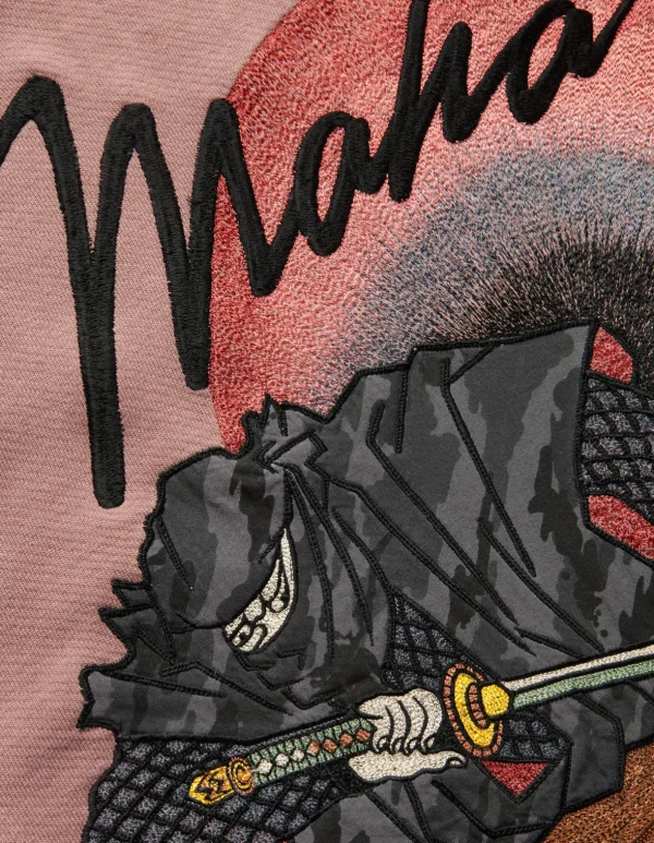 Maharishi Hooded Sweats*4502 Invisible Warrior Hooded Sweat Murasaki Purple