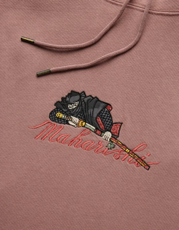 Maharishi Hooded Sweats*4502 Invisible Warrior Hooded Sweat Murasaki Purple