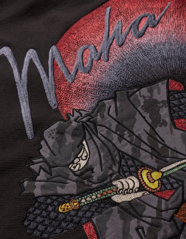 Maharishi Hooded Sweats*4502 Invisible Warrior Hooded Sweat Black