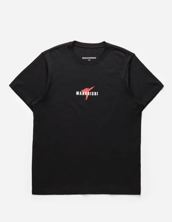Maharishi Short Sleeve T-Shirts*1070 Invisible Warrior T-Shirt Black