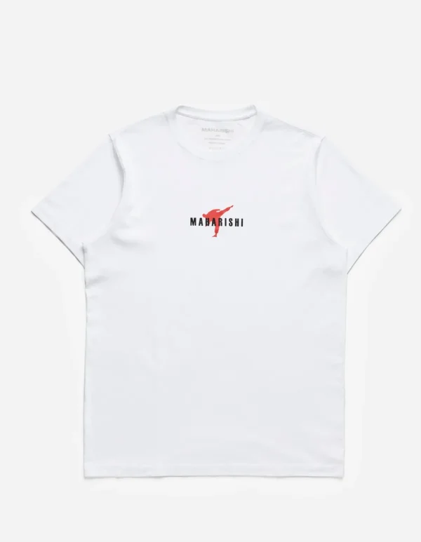 Maharishi Short Sleeve T-Shirts*1070 Invisible Warrior T-Shirt White