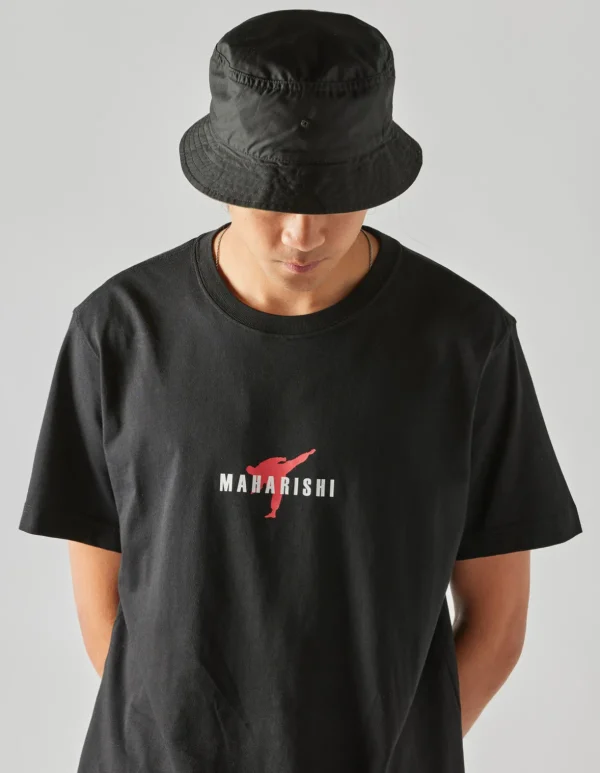 Maharishi Short Sleeve T-Shirts*1070 Invisible Warrior T-Shirt Black