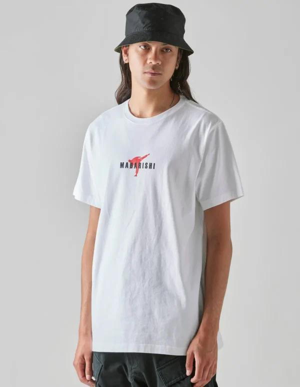 Maharishi Short Sleeve T-Shirts*1070 Invisible Warrior T-Shirt White